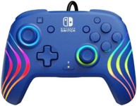PDP Kontroler za NINTENDO SWITCH AFTERGLOW WAVE, žičani, plavi