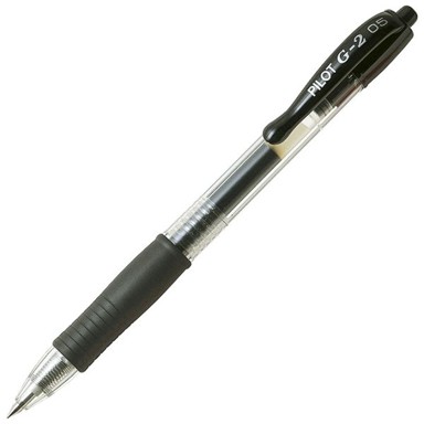 PILOT Roler gel grip G2, crni