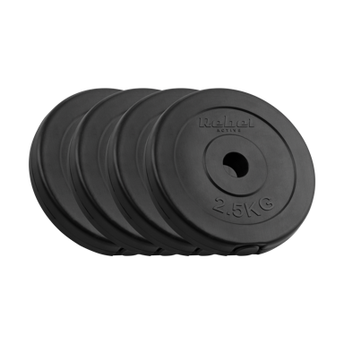 REBEL ACTIVE Bitumenski balast, 4 x 2,5 kg, rupa 31 mm, klasična ploča