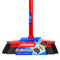 VILEDA Sobna metla Duactiva 2u1, s teleskopskom drškom