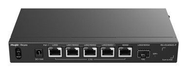 RUIJIE NETWORKS Router RG-EG406XS-P, 2.5 Gigabit Ethernet, crna
