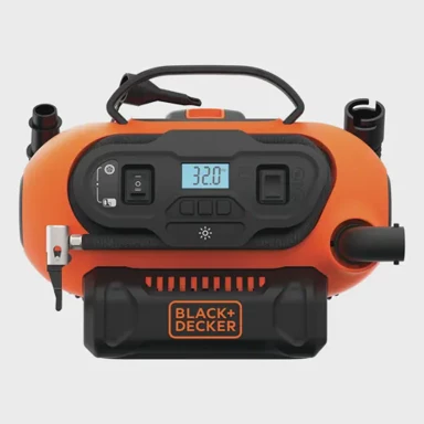 BLACK & DECKER Kompresor BDCINF18N-QS, 160 l/min, AC, auto upaljač, crni