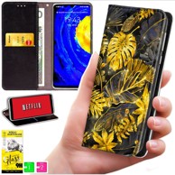 BLUEMOON Futrola tipa novčanik za Samsung Galaxy A36 / A56 - maskica s otiskom + 9H staklo