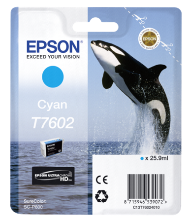 EPSON Tinta za printer cyan T 7602