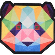 VITAUS Periv dječji tepih ø100 cm Rainbow Panda