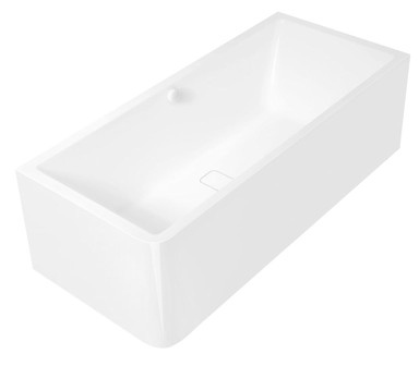 POLYSAN Samostojeća kada, Marlene curve r monolith, 195x85x63 cm, bijela