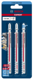 BOSCH Professional 3-dijelni set listova ubodne pile Expert Multi Material T 367 XHM (2608900560)