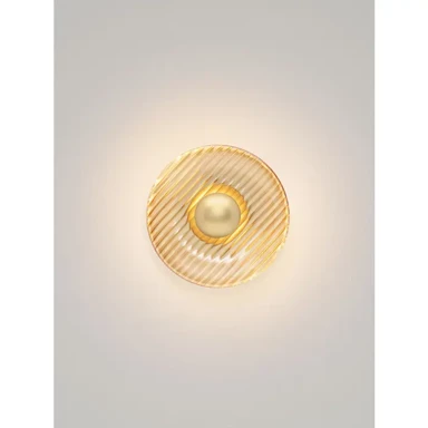 NOVA LUCE Zidna svjetiljka LED Lavina 8 W 320 lm IP20 3000K fi: 25 NL9236455, zlatna