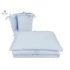 MIMINU PREMIUM Posteljina za dječji krevetić Royal Baby Blue, 3-dijelna
