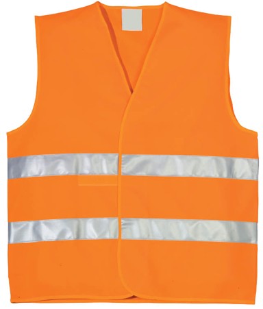 Signalizirajući prsluk Hi-viz KANES, narančasti