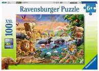 RAVENSBURGER Puzzle Savannah Jungle Waterhole, 100 kom