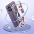 TECH-PROTECT Maskica za iPhone 14 Pro Max, Magmood MagSafe, roza cvijeće