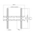 SBNOX Stalak s nagibom PLB-2544T