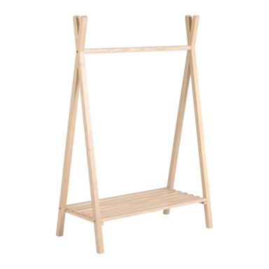 KAVE HOME Dječja vješalica od masivne bukve u prirodnoj boji 99x148 cm Maralis