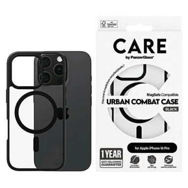PANZERGLASS Care Flagship Urban MagSafe maskica za Apple iPhone 16 Pro, prozirna