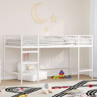 Box spring krevet s madracem 90 x 201 cm, bijeli