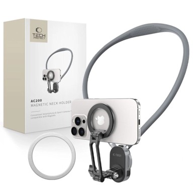 TECH-PROTECT MagSafe držač za telefon i kameru, siva