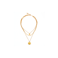 IMMACULATI Ogrlica Solar N G, nehrđajući čelik, pozlata 18K