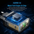 DUX DUCIS Kućni punjač C110 SUPER SI CHARGE, 1x USB-A, 2x USB-C, 65 W, crna