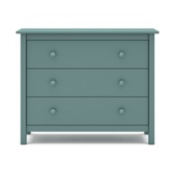 MARCKERIC Niska dječja škrinja od borovine u petrolej boji 100x80 cm Max 