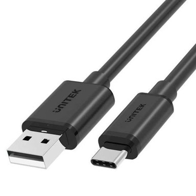 UNITEK USB kabel C14068BK, 2 m, USB A na USB C, crni