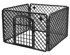 Ogradica za pse sklopiva 90x90x60 cm, crna