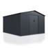HOMESTAR Vrtna kućica s kosim krovom 164 x 88 x 182 cm, siva