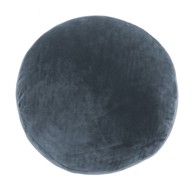 TISECO HOME STUDIO Tamnoplavi ukrasni jastuk od mikrovlakana Marshmallow, ø 40 cm