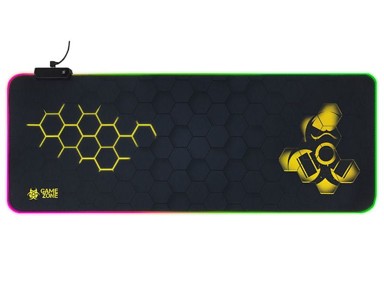 TRACER Podloga za miš i tipkovnicu Gamezone Hexy1 RGB, 80 x 30 cm