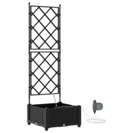 Vrtna tegle s sustavom za navodnjavanje crna