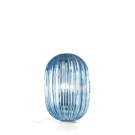 FOSCARINI Stolna lampa Plass Media ON/OFF, plava