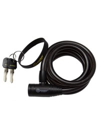 Auvray city spiralni kabel s bravom - duljina 150 cm, promjer 12 mm + privjesak za ključeve