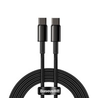 BASEUS USB kabel tip C, 100 W, 5 A, 2 m, crni
