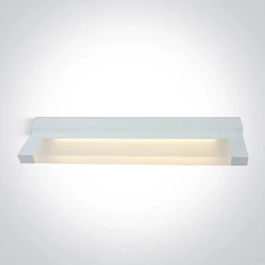 Zidna svjetiljka, LED, 20 W, WW, IP44, 230 V, bijela