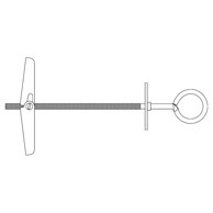 Kuka s otvorenim okom 4x75 mm