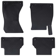 Auto tepisi set 4 kom za Audi A4 B9 2015-2024, crna