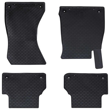 Auto tepisi set 4 kom za Audi A4 B9 2015-2024, crna