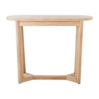 BLOOMINGVILLE Pomoćni stol Serrone 35x100 cm od masivnog kaučuka prirodna boja