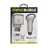 MAXMOBILE Set punjača 3u1 za iPhone i Micro USB