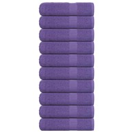 Ručnici za ruke 10 kom ljubičasti 50x100 cm 360 gsm 100 % pamuk