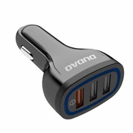 DUDAO Auto punjač Quick Charge, 3.0, 18W, 3x USB