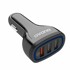 DUDAO Auto punjač Quick Charge, 3.0, 18W, 3x USB