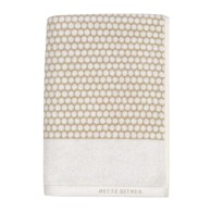 METTE DITMER DENMARK Bijelo-bež pamučni ručnik 50x100 cm Grid