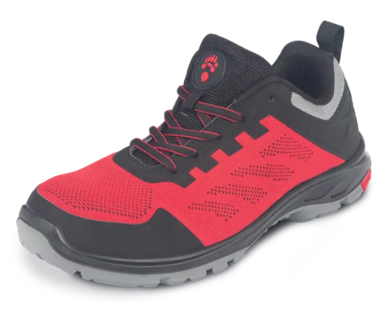 CERVA Zaštitne cipele Energy S1PL FO SR, niske, crvena, 43