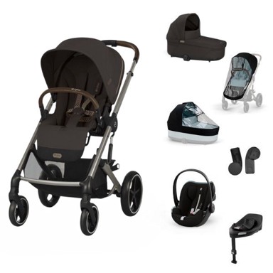 CYBEX Dječja kolica Balios S Lux set XL – čokoladno smeđa