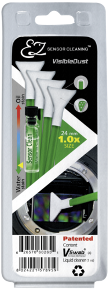VISIBLE DUST Set za čišćenje fotoaparata EZ Kit Sensor Clean 1.0 zeleni