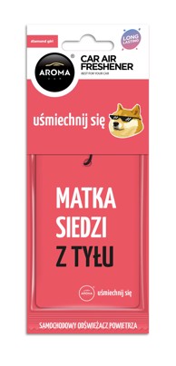 AROMA CAR Osvježivač zraka za auto LETS SMILE Diamond Girl