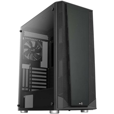 AEROCOOL Kućište Prism, mid tower, ATX, kaljeno staklo, crno