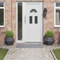 Tegla 2 komada 50 x 50 x 40 cm čelik, tamno siva 