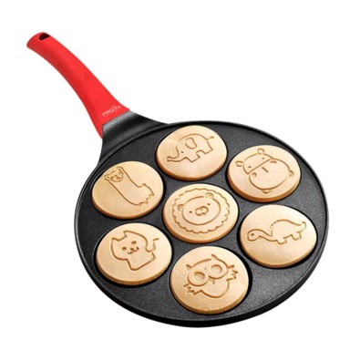 MG Tava za palačinke, 26.5cm, crno/crvena